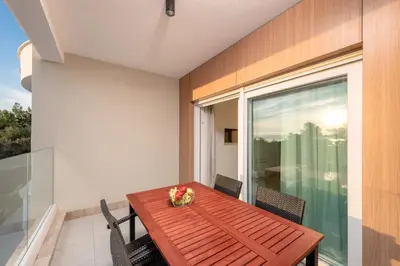 Balkon ili terasa u objektu Luxury Apartments Promajna