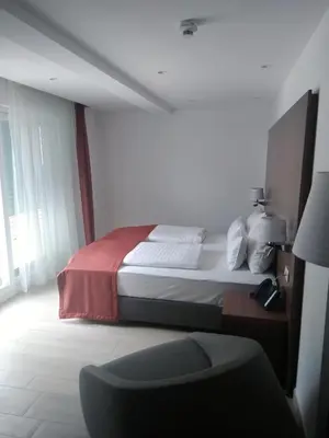 Krevet ili kreveti u jedinici u objektu Aparthotel Miramare