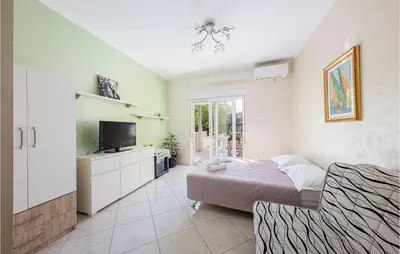 Krevet ili kreveti u jedinici u objektu Gorgeous Home In Podstrana