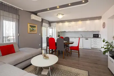 Kuhinja ili čajna kuhinja u objektu Apartments Ivan
