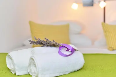 Krevet ili kreveti u jedinici u objektu Apartments and Rooms Kampanel
