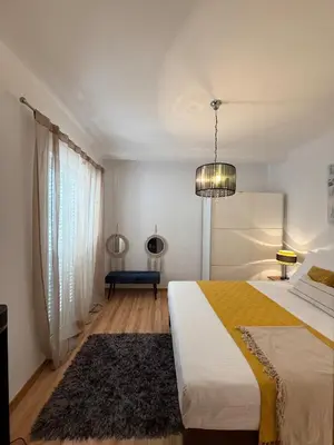 Krevet ili kreveti u jedinici u objektu Apartman Tino with two sunny terace