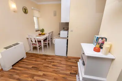 Kuhinja ili čajna kuhinja u objektu San Marian Apartments