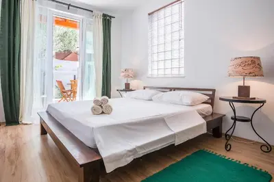 Krevet ili kreveti u jedinici u objektu Zlatni Bol Apartments