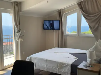 TV i/ili zabavni centar u objektu Guest house Adria