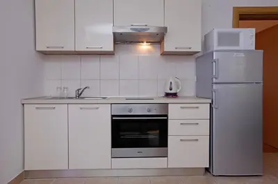 Kuhinja ili čajna kuhinja u objektu Apartments Mistral