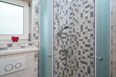 Kupaonica u objektu Sun Blue Apartment