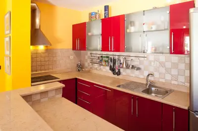 Kuhinja ili čajna kuhinja u objektu Apartments Tino