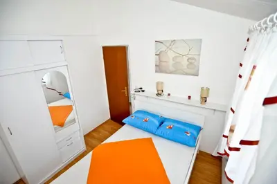 Krevet ili kreveti u jedinici u objektu Secluded house with seawater pool