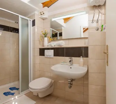 Kupaonica u objektu Holiday Home Vineyard House