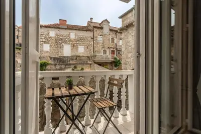 Balkon ili terasa u objektu Riva Apartments Villa Thalia - Milna, Brač