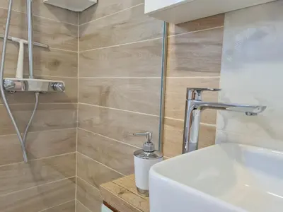 Kupaonica u objektu Apartments Habek 1