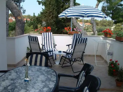 Balkon ili terasa u objektu Apartments Dinka