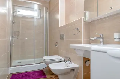 Kupaonica u objektu Beach Stay Apartment Ivon