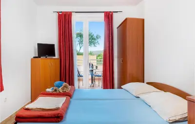 Krevet ili kreveti u jedinici u objektu Cozy Apartment In Baska Voda