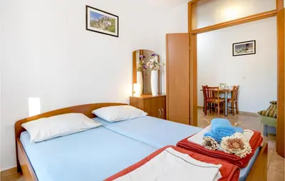 Krevet ili kreveti u jedinici u objektu Cozy Apartment In Baska Voda
