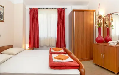 Krevet ili kreveti u jedinici u objektu Lovely Apartment In Baska Voda