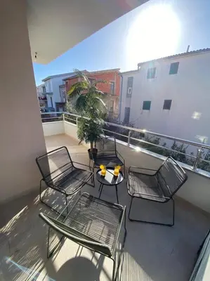 Balkon ili terasa u objektu Luxury apartment with jacuzzi