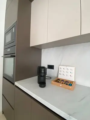 Kuhinja ili čajna kuhinja u objektu Luxury apartment with jacuzzi