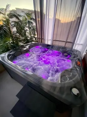 Tlocrt objekta Luxury apartment with jacuzzi