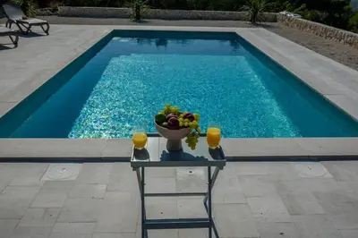 Tlocrt objekta Family friendly house with a swimming pool Bobovisca, Brac - 21663
