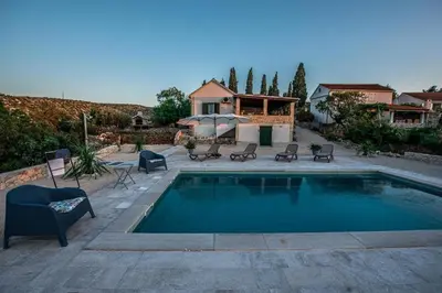 Tlocrt objekta Family friendly house with a swimming pool Bobovisca, Brac - 21663