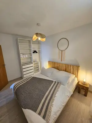 Krevet ili kreveti u jedinici u objektu Sunny Apartments