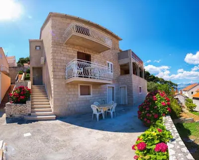 Balkon ili terasa u objektu Apartments with parking spaces Postira, Brac - 22150