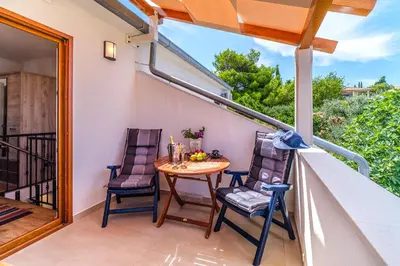Balkon ili terasa u objektu Holiday Home Dalmatinka - 20m From the Beach