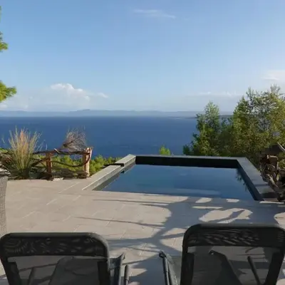 Sea view Eco house with pool