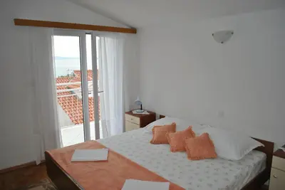 Krevet ili kreveti u jedinici u objektu Apartmani Dalmadino
