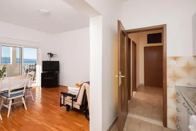 TV i/ili zabavni centar u objektu Blue Horizon Suite