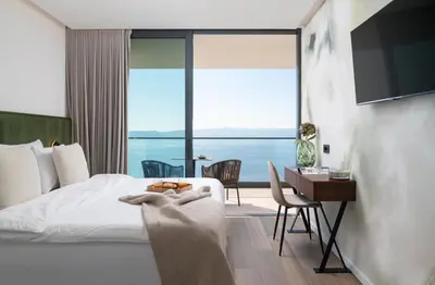 Krevet ili kreveti u jedinici u objektu Luxury Villa Hedonia