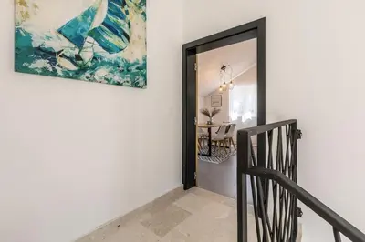 Tlocrt objekta Exclusive Villa Del Mar in Milna with a pool