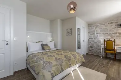 Krevet ili kreveti u jedinici u objektu Luxury villa Libar near Split, heated pool