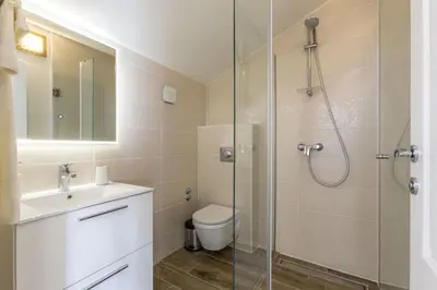 Kupaonica u objektu Luxury villa Libar near Split, heated pool