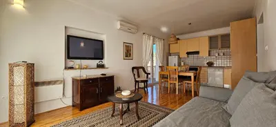 Kuhinja ili čajna kuhinja u objektu Apartment Buncuga