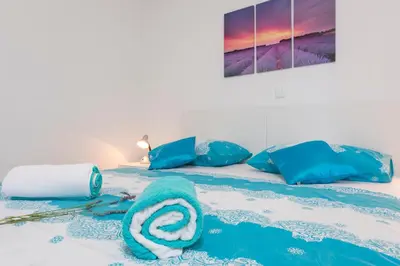 Krevet ili kreveti u jedinici u objektu Apartmani Nona 2