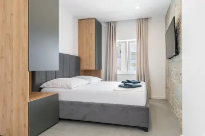 Krevet ili kreveti u jedinici u objektu Stone house