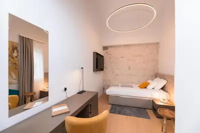 Krevet ili kreveti u jedinici u objektu Hotel Sveta Ana