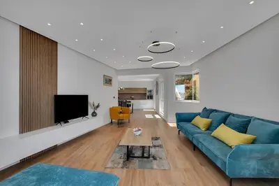 TV i/ili zabavni centar u objektu Villa Roof pool