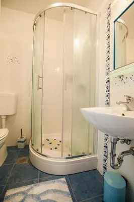 Kupaonica u objektu Beach Holiday Home Laura