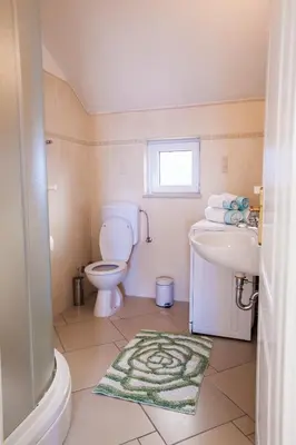 Kupaonica u objektu Beach Holiday Home Laura