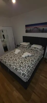 Krevet ili kreveti u jedinici u objektu Split/Podstrana Apartment ADRIA