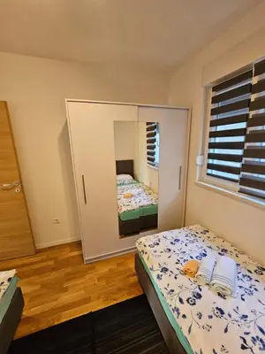 Krevet ili kreveti u jedinici u objektu Split/Podstrana Apartment ADRIA