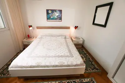 Krevet ili kreveti u jedinici u objektu Vila Jadran