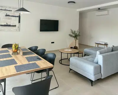 TV i/ili zabavni centar u objektu White Villa, Brac
