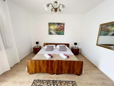 Krevet ili kreveti u jedinici u objektu Apartman Barićevi dvori