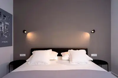 Krevet ili kreveti u jedinici u objektu Modern, 2 bedroom apartment