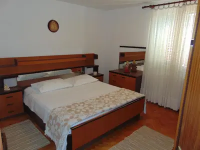 Krevet ili kreveti u jedinici u objektu Apartments by the sea Postira, Brac - 22206